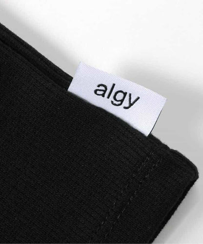 大理石紗線T恤和背心套裝