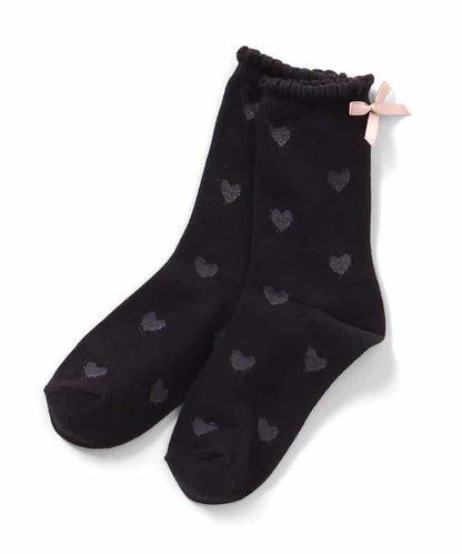 3P套裝 總花紋透明長襪