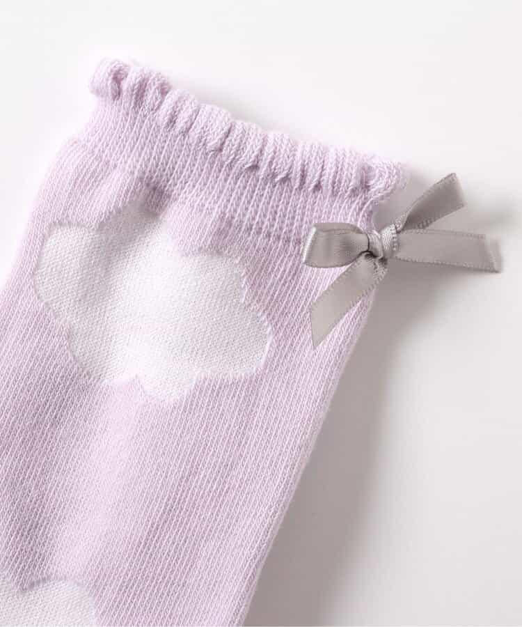 3P套裝 總花紋透明長襪