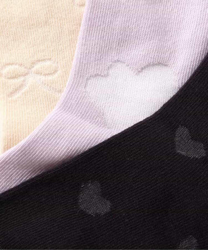 3P套裝 總花紋透明長襪