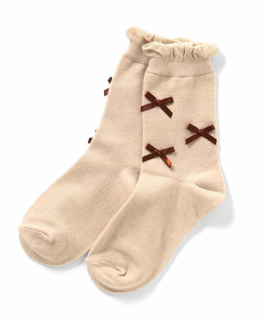 3P套裝 蝴蝶結襪