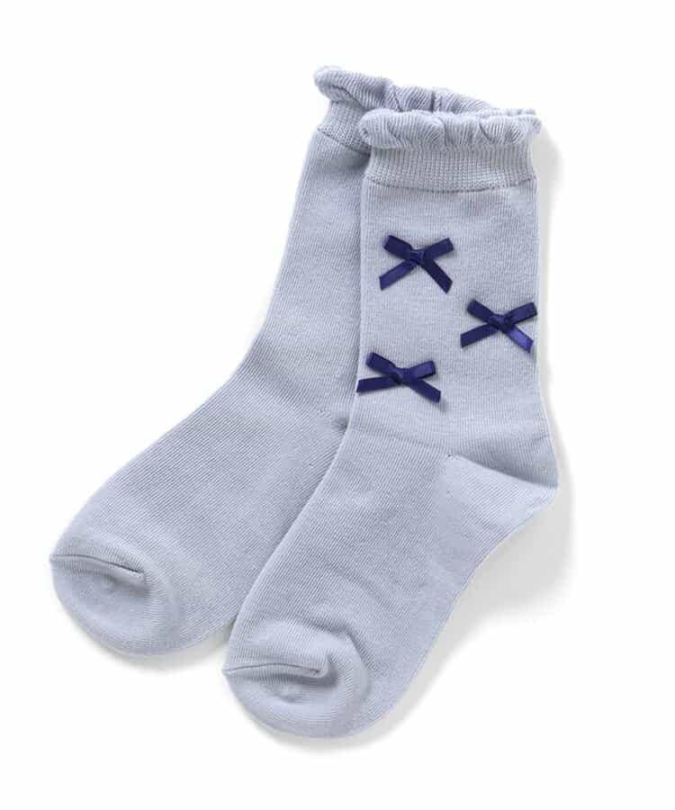 3P套裝 蝴蝶結襪