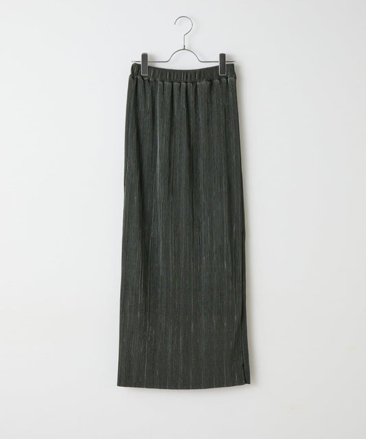 緞面迷你百褶裙