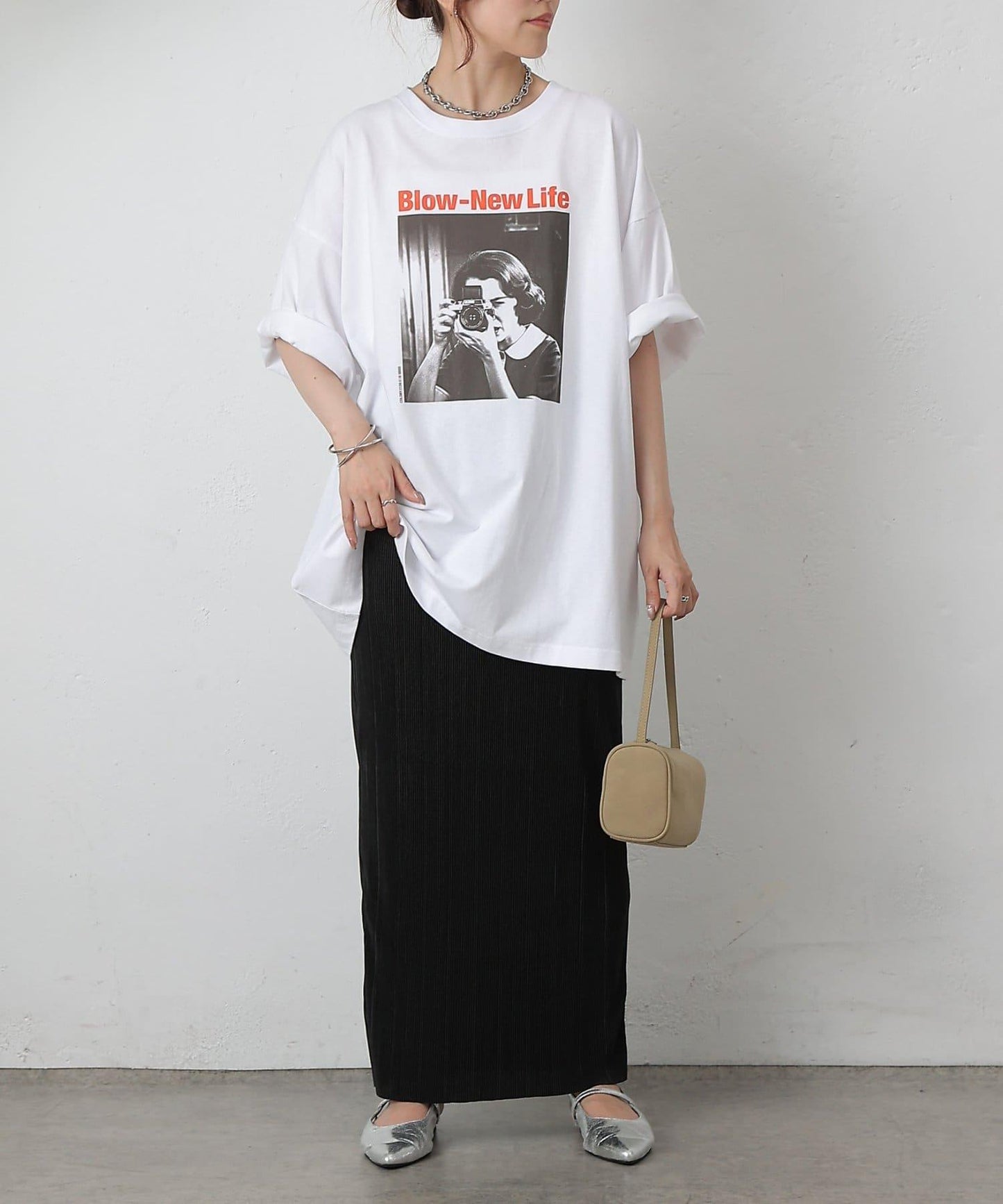 SayCheese大照片印花T恤