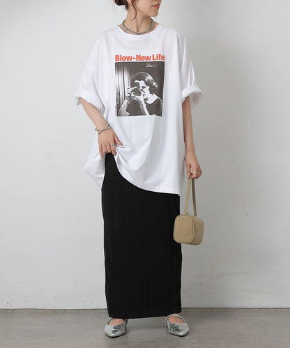 SayCheese大照片印花T恤