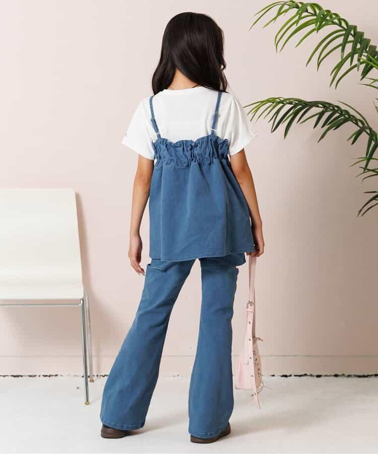 牛仔背心＆T恤套裝