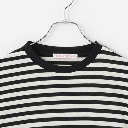 【7days】【吸水速幹／清爽】寬鬆短袖T恤+長袖T恤套裝