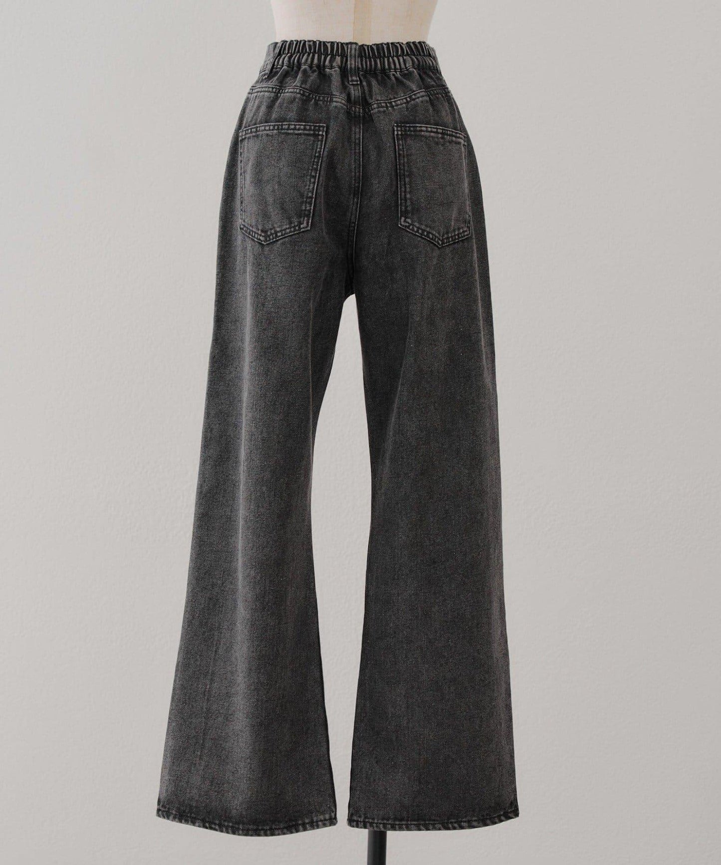 旬顏！損傷蕾絲牛仔褲