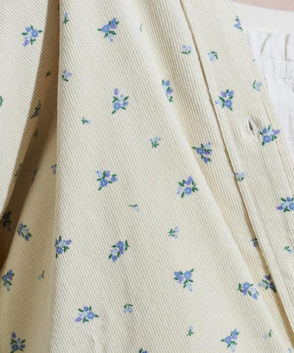 鄉村風格燈花圖案燈花布襯衫＜可搭配套裝＞