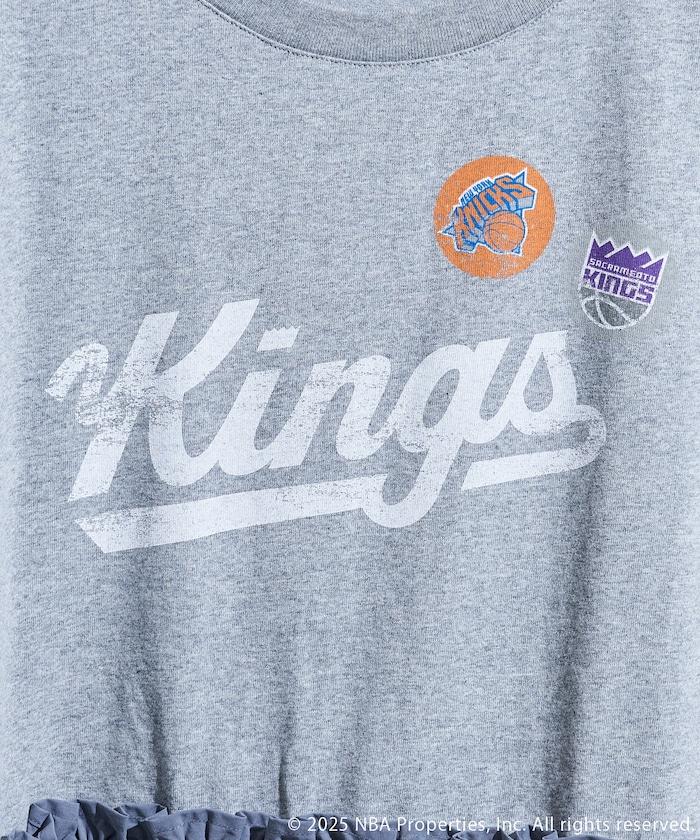 NBA印花拼接長款T恤