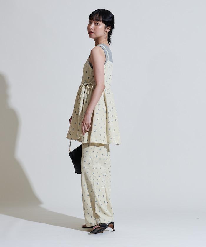 鄉村風格 燈芯絨 背心吊帶衫＜套裝搭配款＞