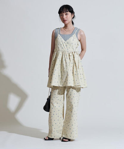 鄉村風格 燈芯絨 背心吊帶衫＜套裝搭配款＞