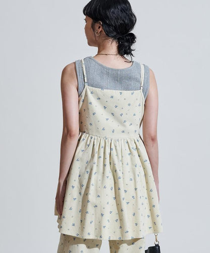 鄉村風格 燈芯絨 背心吊帶衫＜套裝搭配款＞