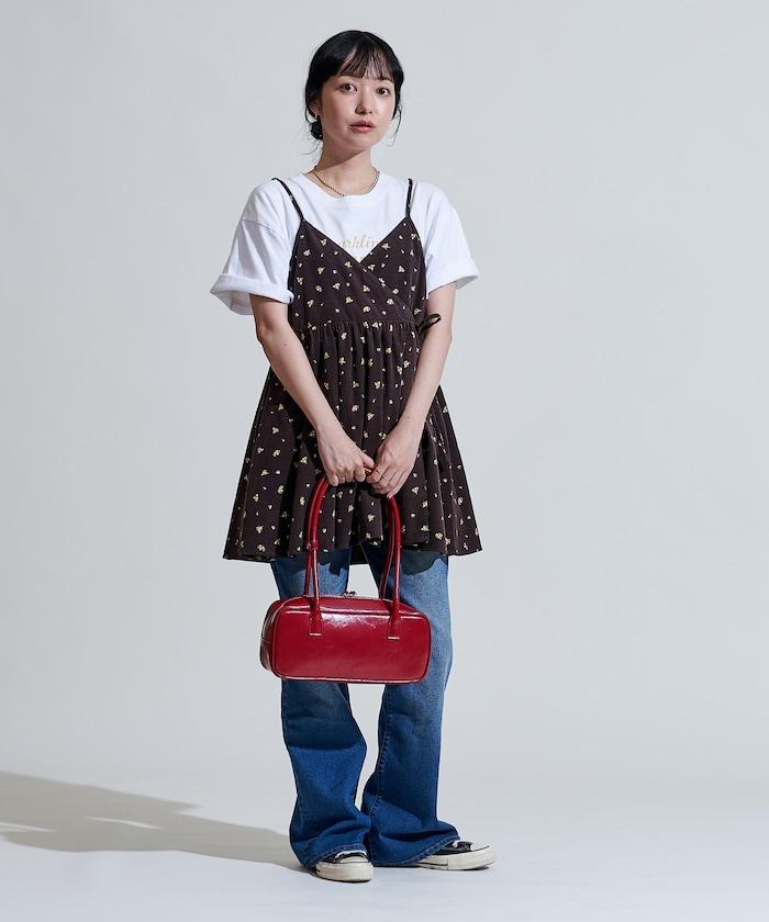 鄉村風格 燈芯絨 背心吊帶衫＜套裝搭配款＞