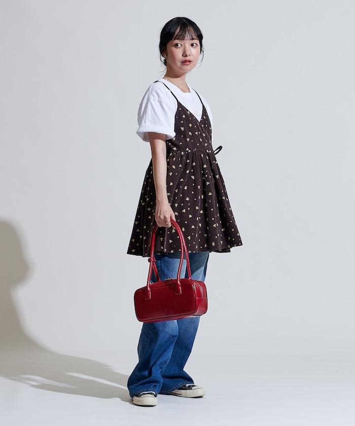 鄉村風格 燈芯絨 背心吊帶衫＜套裝搭配款＞