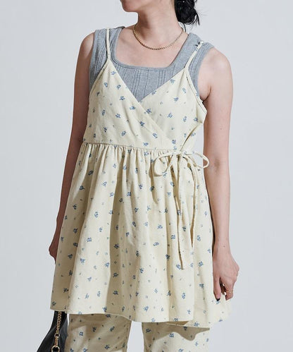 鄉村風格 燈芯絨 背心吊帶衫＜套裝搭配款＞