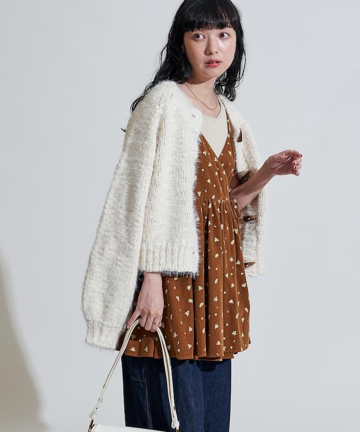 鄉村風格 燈芯絨 背心吊帶衫＜套裝搭配款＞