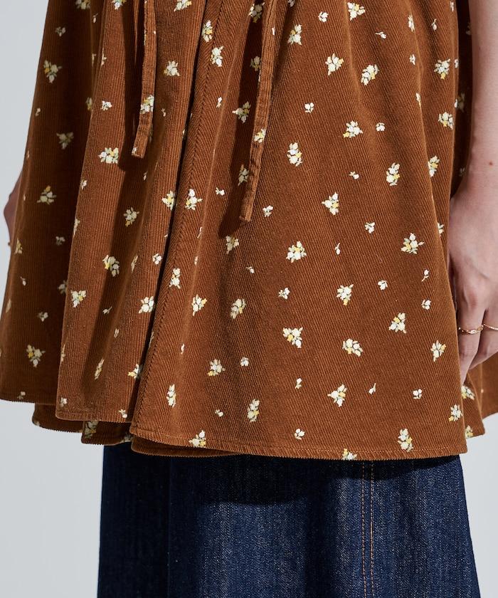 鄉村風格 燈芯絨 背心吊帶衫＜套裝搭配款＞