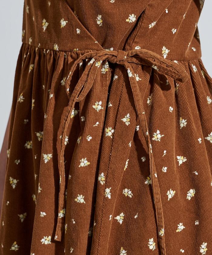 鄉村風格 燈芯絨 背心吊帶衫＜套裝搭配款＞