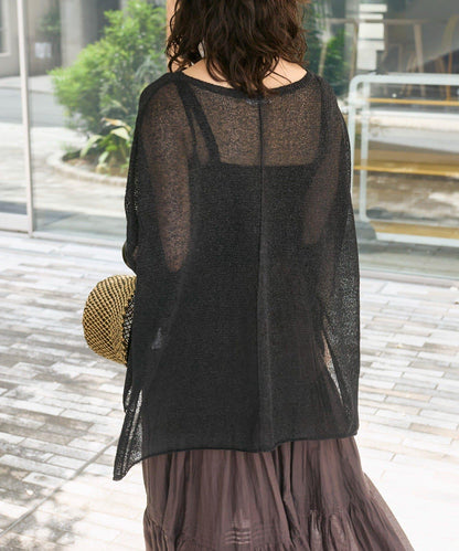 【清爽易穿】紙質雨披針織衫