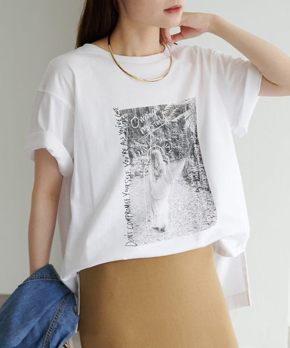 【冰感+防紫外線】照片印花T恤