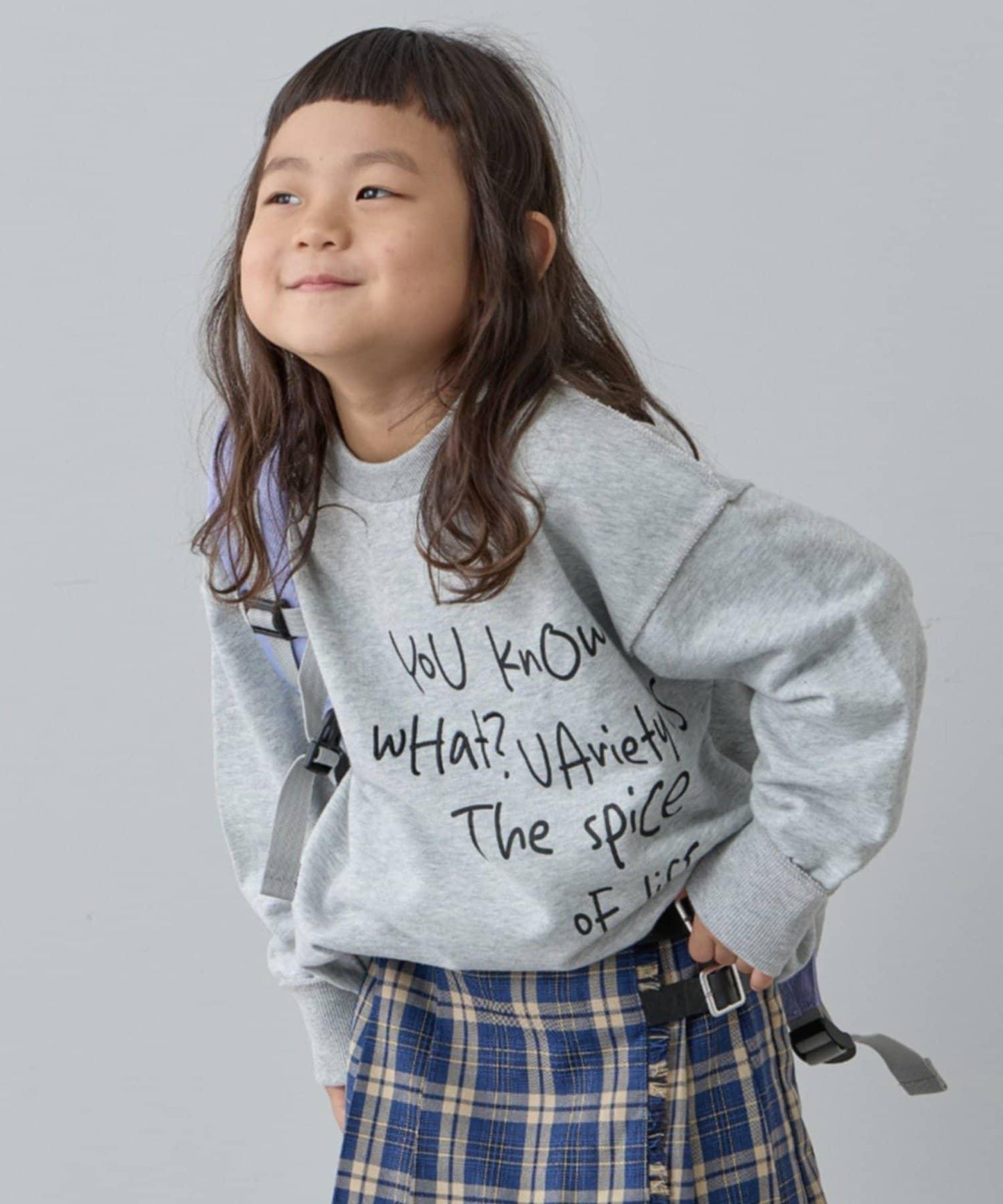 【CIAOPANIC TYPY】【KIDS】刺繡Logo寬鬆衛衣
