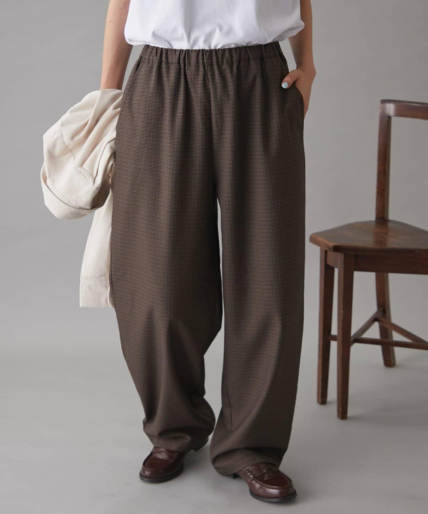 GEVACO格紋休閒褲