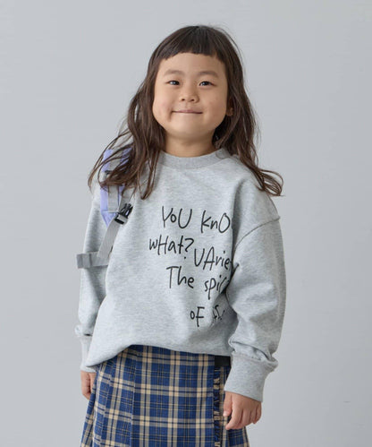 【CIAOPANIC TYPY】【KIDS】刺繡Logo寬鬆衛衣