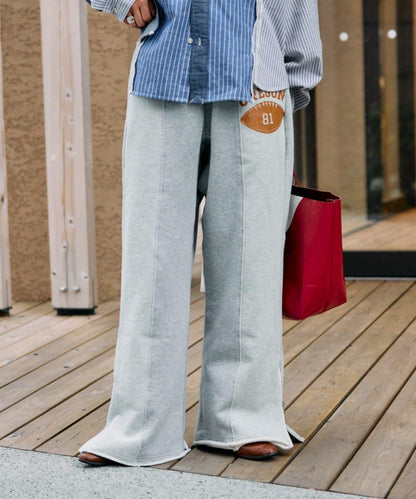 etsinta改良款拉鍊喇叭褲