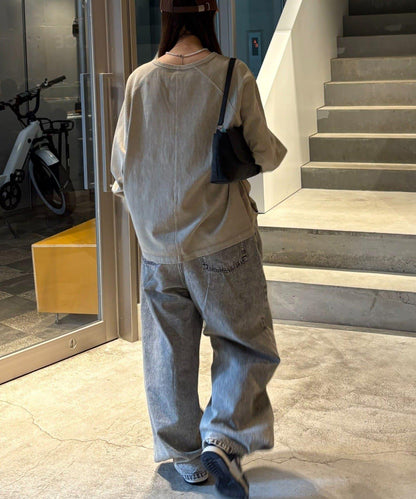 【男女通用】顏料半開領T恤