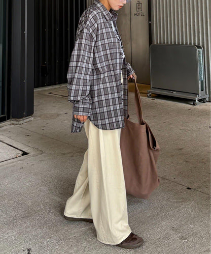 【CIAOPANIC TYPY】【UNISEX】熱貼合錐形休閒褲