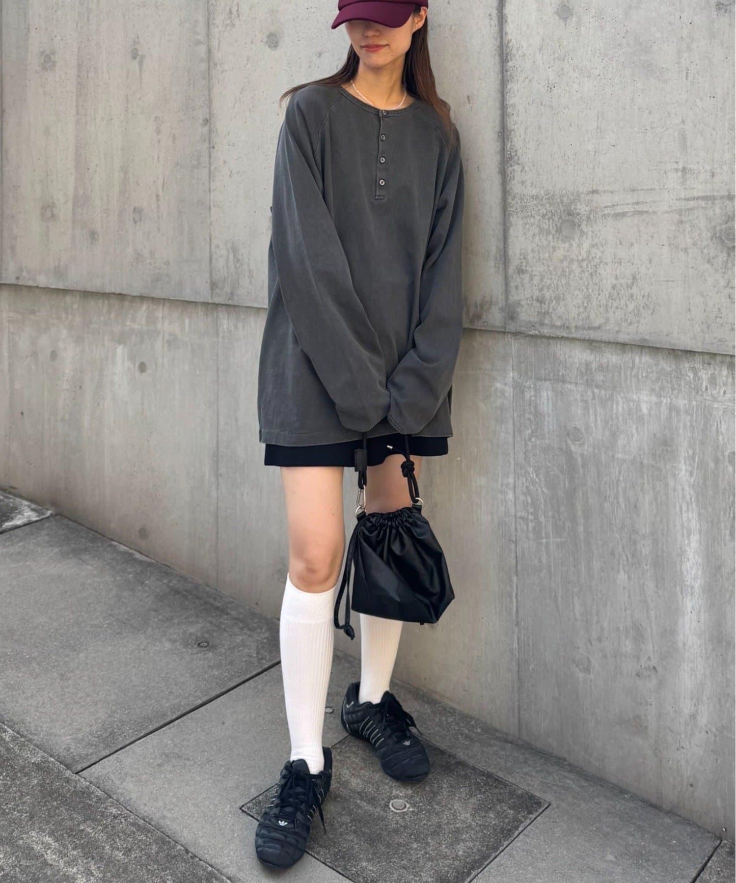 【男女通用】顏料半開領T恤