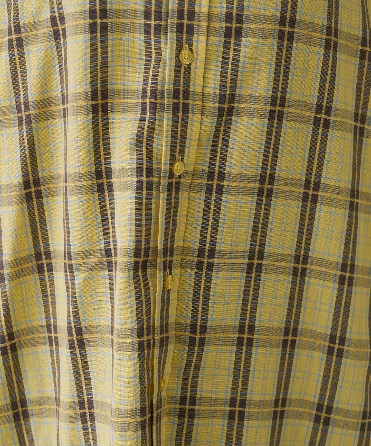 【男女通用】商場混紡長袖格子襯衫