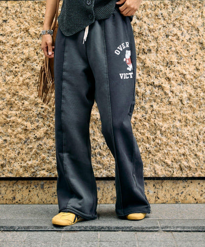 etsinta改良款拉鍊喇叭褲