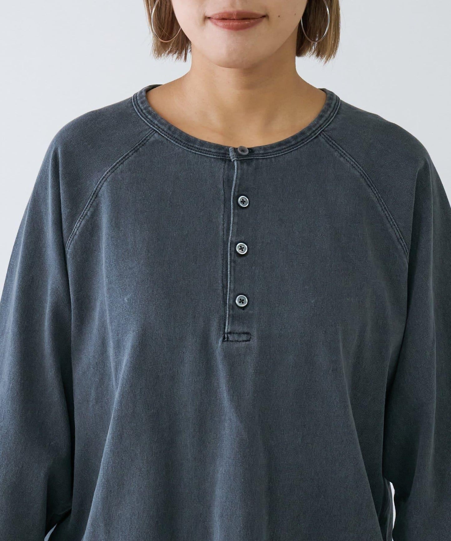 【男女通用】顏料半開領T恤