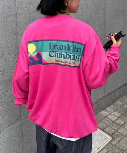 【Franklin Climbing】【ES】裡毛後背標誌印花衛衣