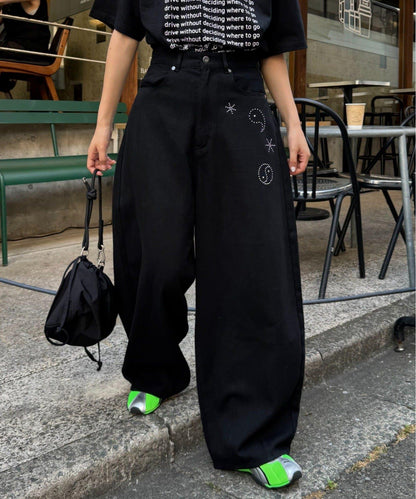 【CIAOPANIC TYPY】【UNISEX】熱貼合錐形休閒褲