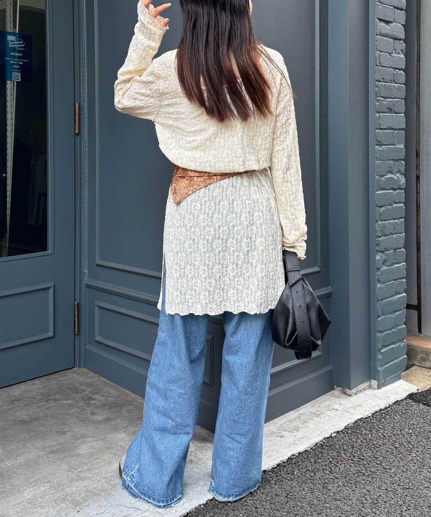 透視蕾絲連衣裙