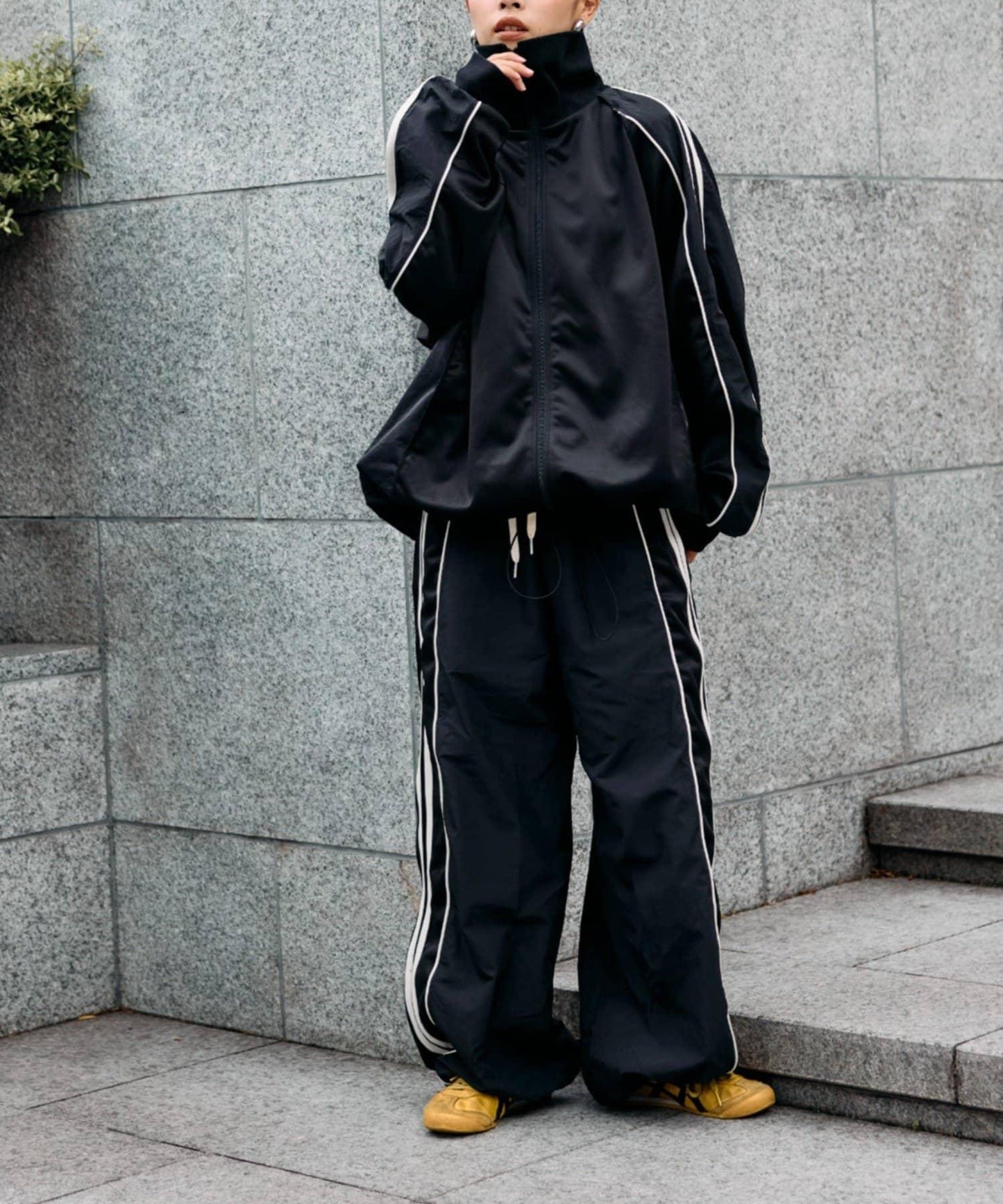 etsinta改良版寬鬆針織褲