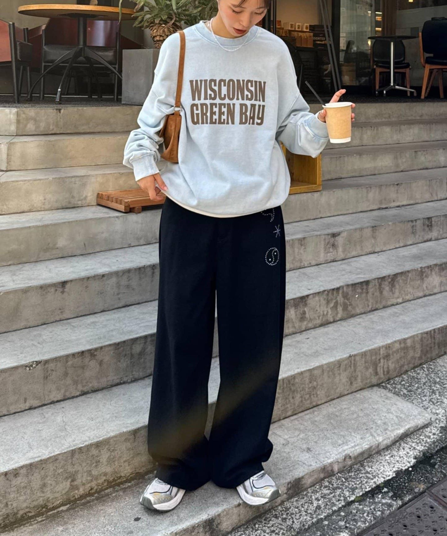 【男女同款】新款酸洗標誌衛衣