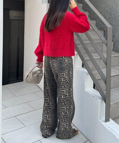 迷你口袋混紡羽絨開衫