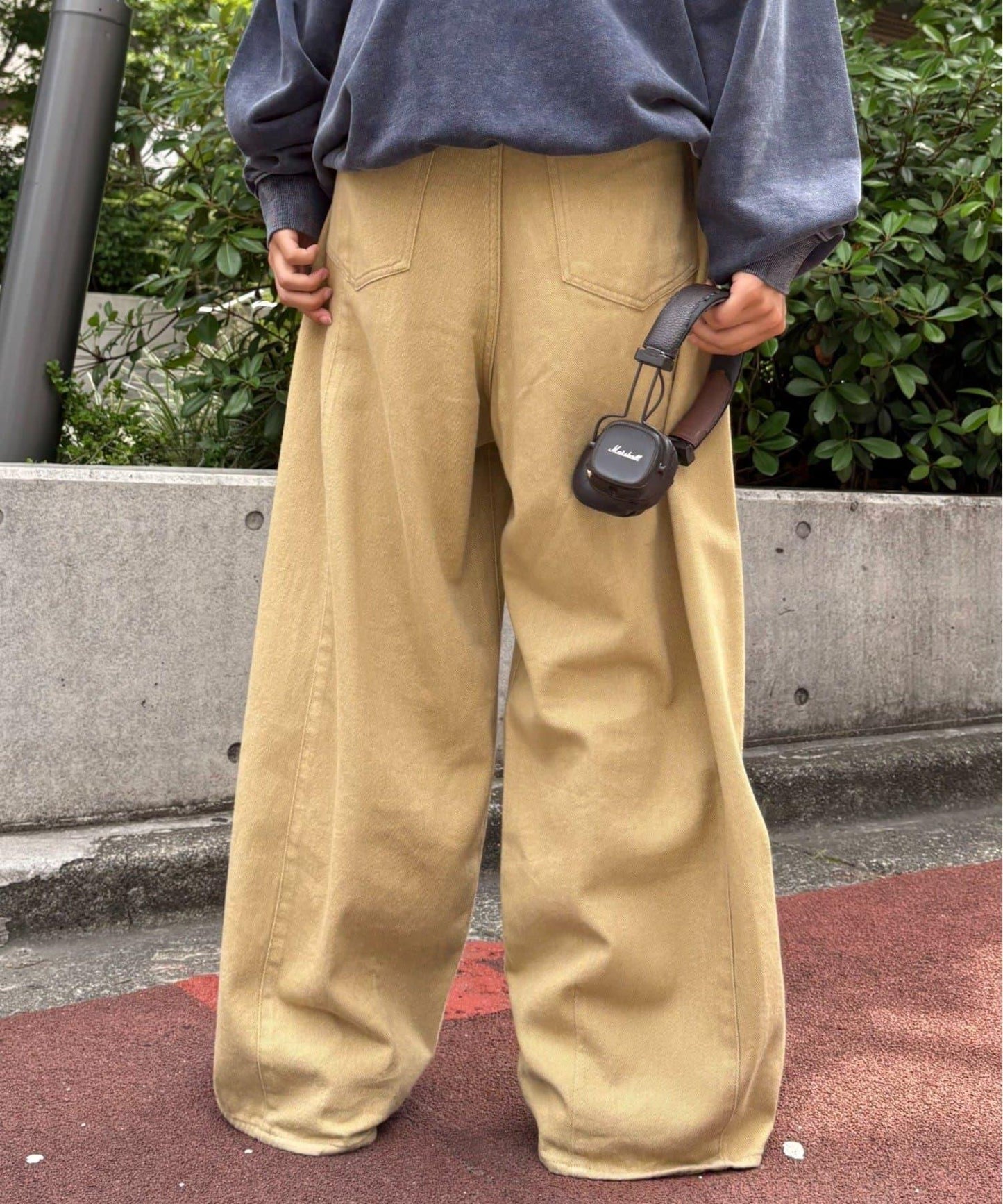 【CIAOPANIC TYPY】【UNISEX】熱貼合錐形休閒褲