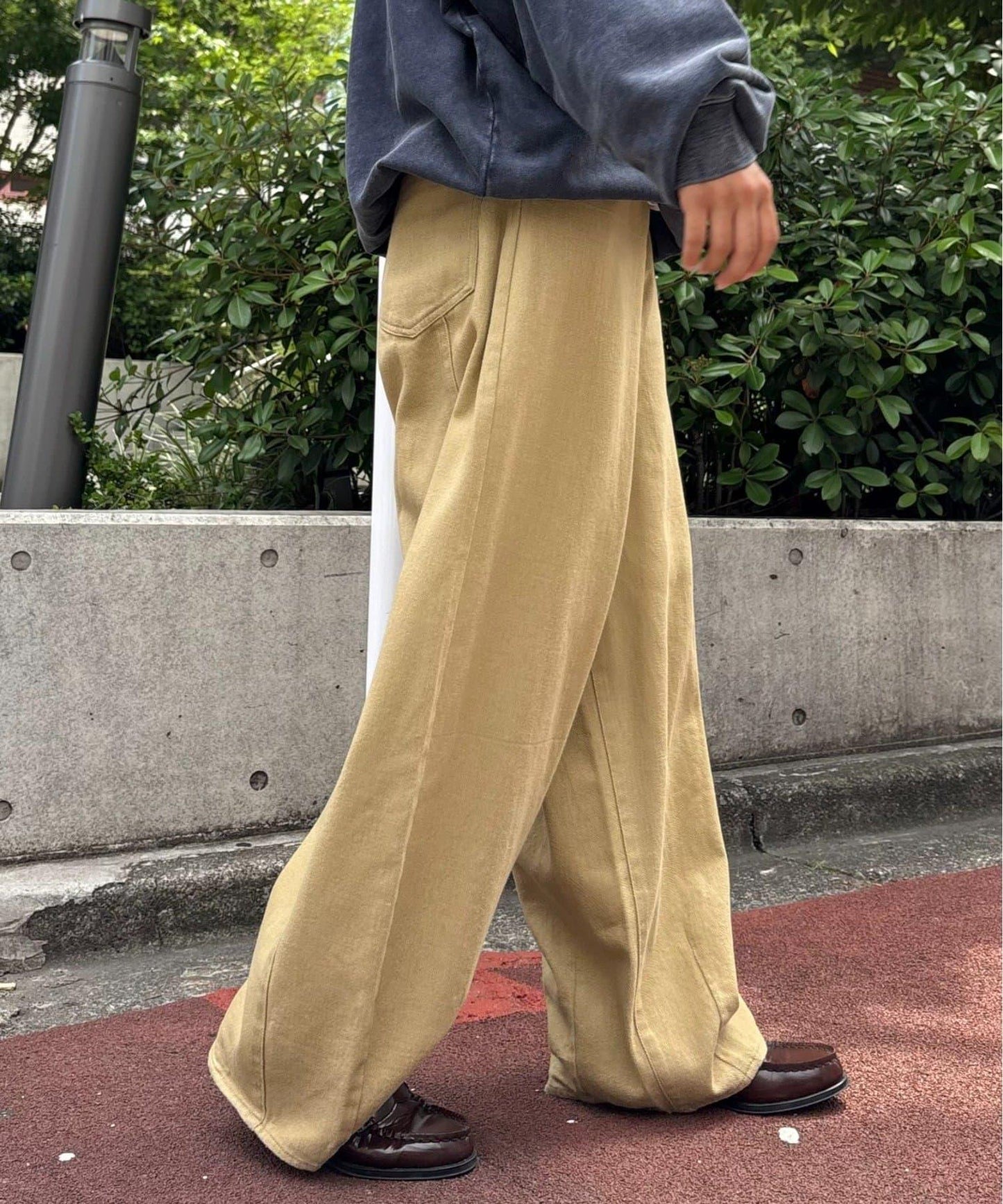 【CIAOPANIC TYPY】【UNISEX】熱貼合錐形休閒褲