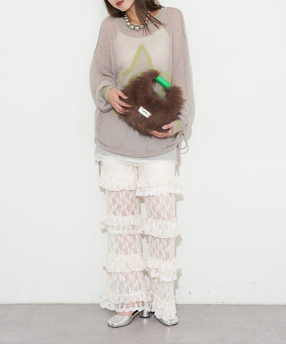 【GRAIN/穀物】2WAY迷你仿毛手提包