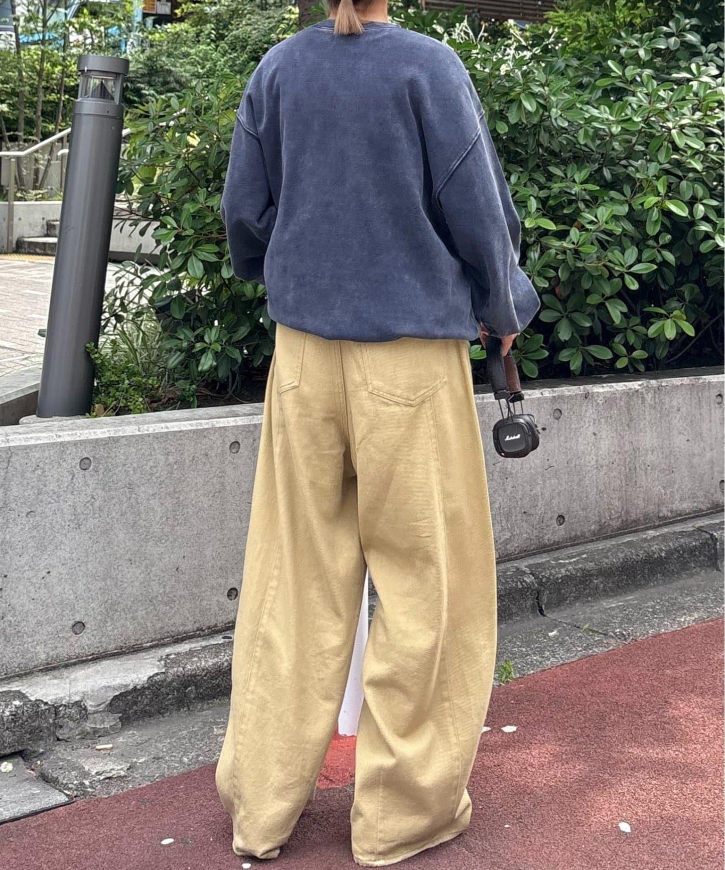 【CIAOPANIC TYPY】【UNISEX】熱貼合錐形休閒褲