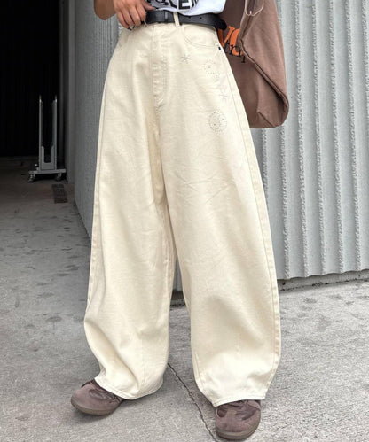 【CIAOPANIC TYPY】【UNISEX】熱貼合錐形休閒褲