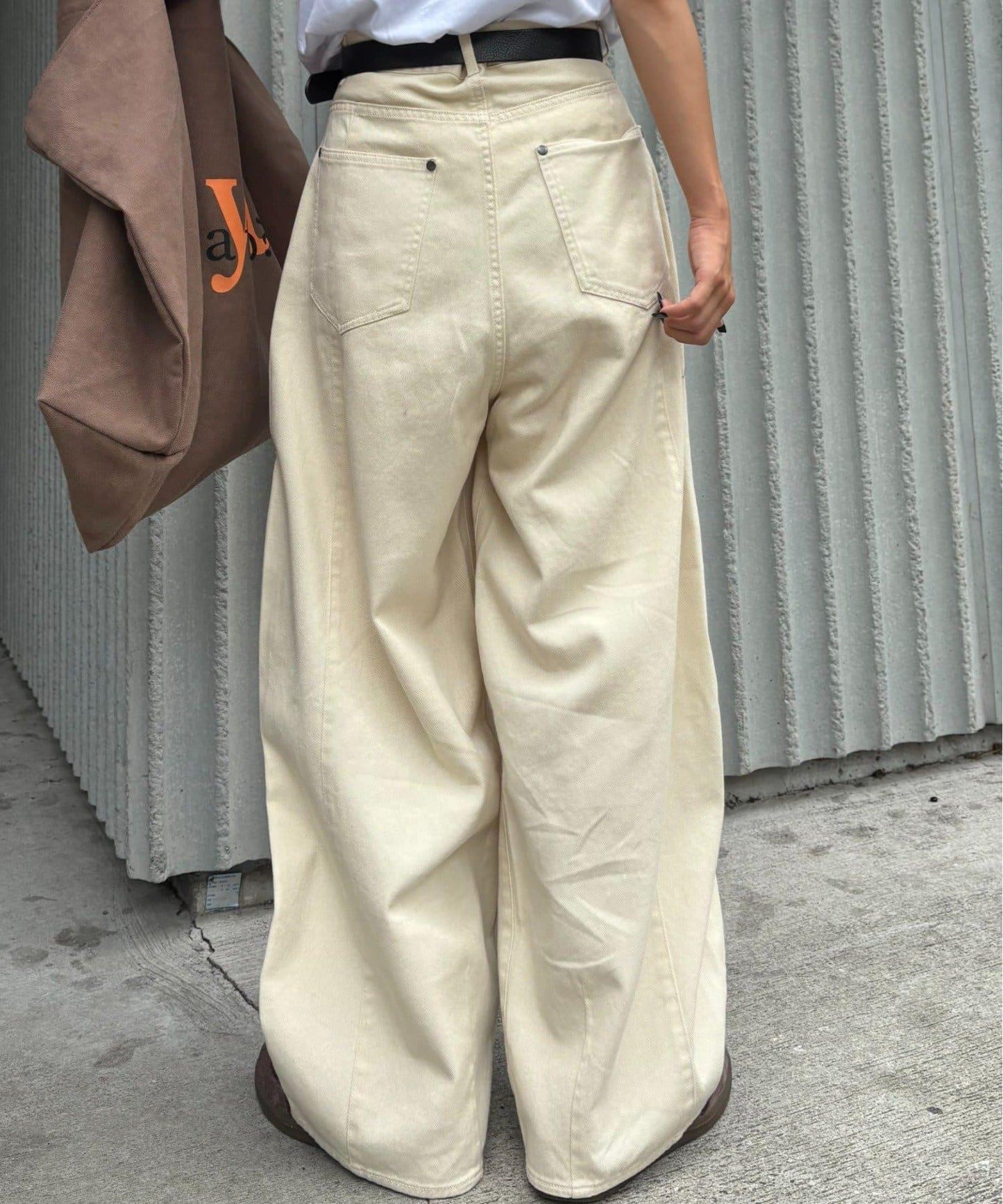 【CIAOPANIC TYPY】【UNISEX】熱貼合錐形休閒褲