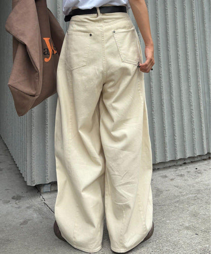 【CIAOPANIC TYPY】【UNISEX】熱貼合錐形休閒褲