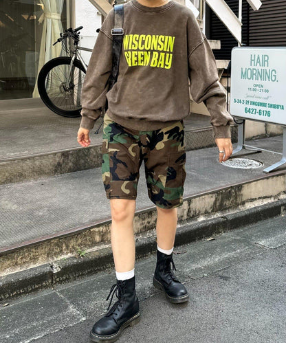 【男女同款】新款酸洗標誌衛衣