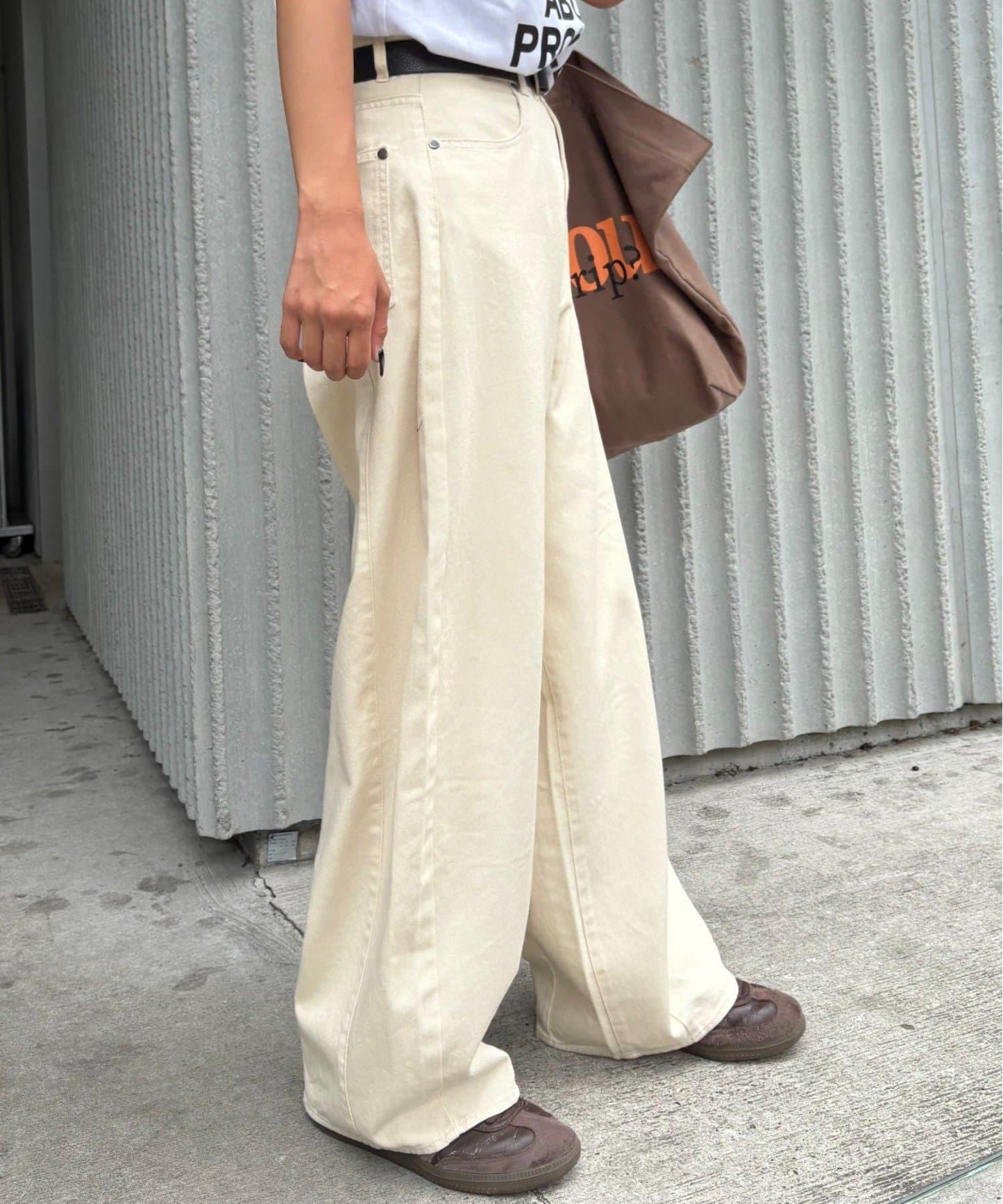 【CIAOPANIC TYPY】【UNISEX】熱貼合錐形休閒褲